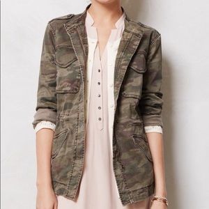 Anthropologie Riley Camo Jacket XS